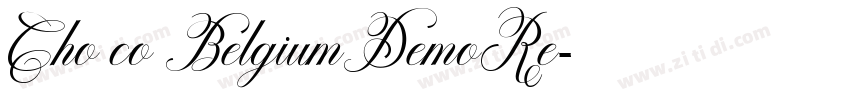 Cho co BelgiumDemoRe字体转换